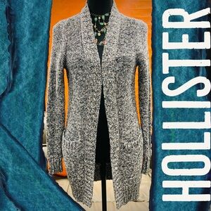 HOLLISTER Cotton Blend Rainbow Knit Chunky Cardigan XS